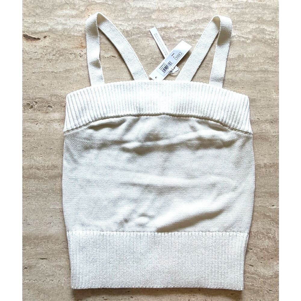 Trina Turk, NEW, Marina Cami Cotton Knit Tank Top, Med